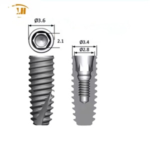 Oem ODM sản xuất sâu hình nón kết nối cấy ghép tương thích với vít giữ lại cấy ghép vương miện - Product Image 1