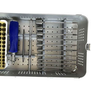 ชุดเครื่องมือผ่าตัดกระดูกขั้นพื้นฐาน ประกอบด้วยไขควงแบบปรับแต่งได้เต็มที่สำหรับการถอนสกรูผ่าตัด และอุปกรณ์ถอดตะปูเหล็กในโพรงไขสันหลัง - Product Image 4