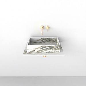 Lavabo en dalle de porcelaine design moderne, pratique pour la maison et l'hôtel, anti-éclaboussures, en pierre de granit, fabrication OEM - Product Image 1