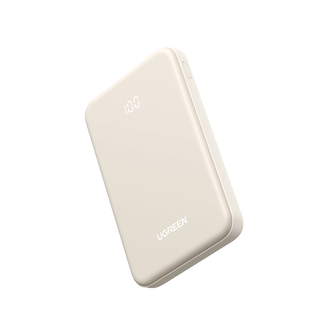 UGREEN 10000mAh Ultra Slim Portable Power Bank Double USB Ports 20W Magnetic Fast Charging Digital Display Li-Polymer Battery