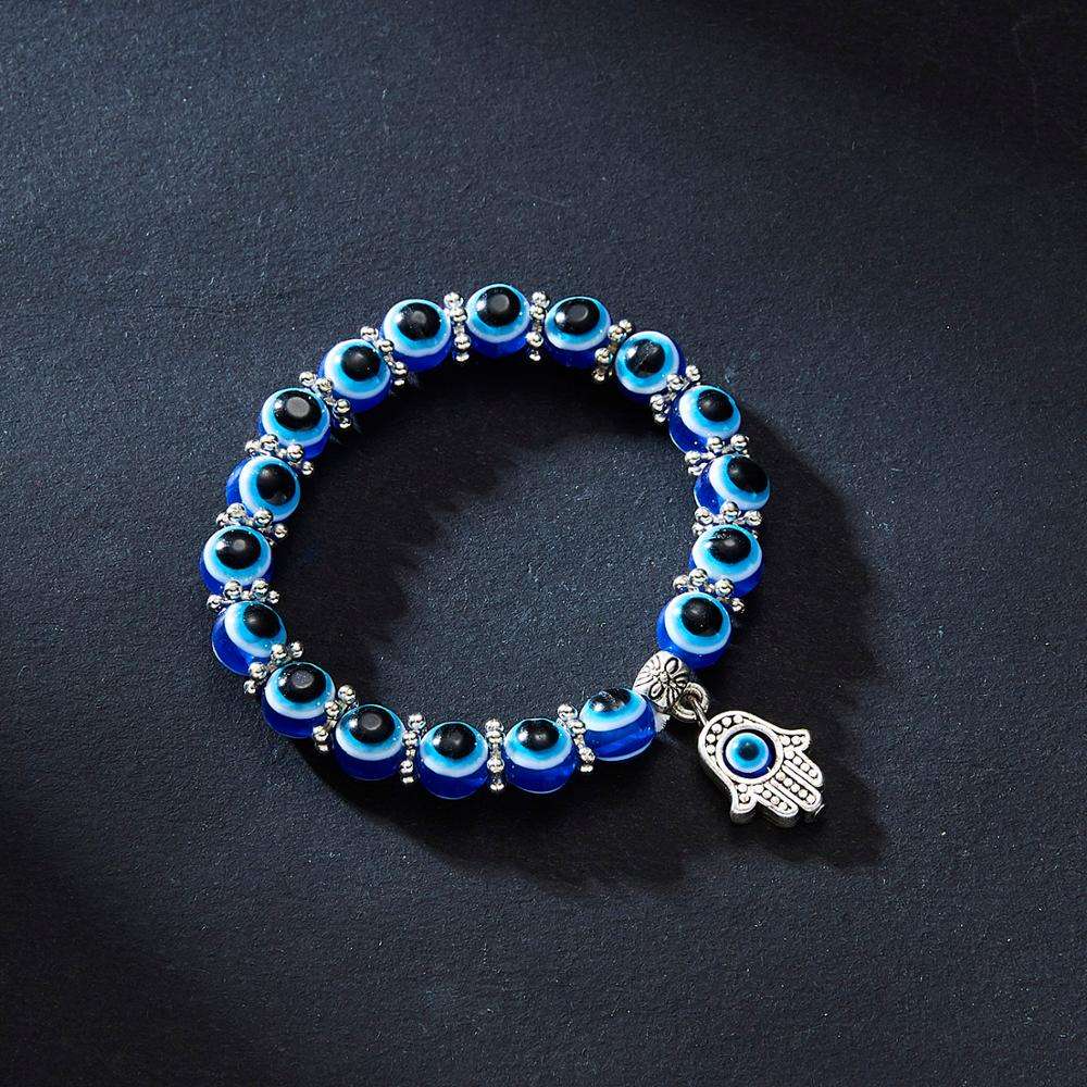 Turkish Blue Eyes Bracelet Handmade Beaded Jewelry