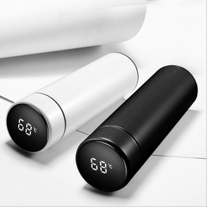 Bình Pha Nước Thông Minh 2022 Bình Giữ Nhiệt Bằng Thép Không Gỉ Bình Chân Không Kỹ Thuật Số Có Màn Hình Hiển Thị Nhiệt Độ LED - Product Image 2