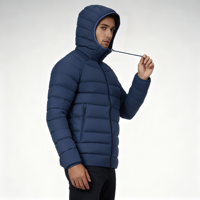 Veste matelassée en fibre de nylon 100% pour homme-hydrofuge et coupe-vent