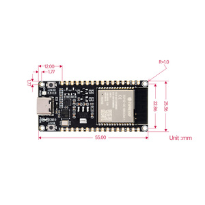 Placa de Desarrollo ESP32-C6 con Microcontrolador WiFi 6 de 160MHz, Módulo <span class=keywords><strong>Serie</strong></span> ESP32-C6-WROOM-1-NX, Compatible con USB UART - Product Image 5