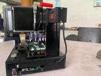 Kualitas tinggi kustom papan PCB fungsional uji berdiri Bakelite test fixture Probe fixture termometer pintar