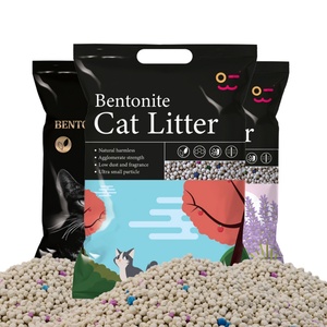 Arena para Gatos de Primera Calidad, 100% Natural, Arcilla de Sodio con Aroma a Manzana, Control de Olores, Aglutinación Fuerte, Arena de Bentonita para Gatos - Product Image 1