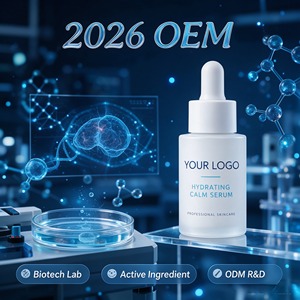 Hydrating Calm Serum Facial Skincare Essence OEM ODM Private Label <b>Dropper</b> <b>Bottle</b> for Daily Care - Product Image 5