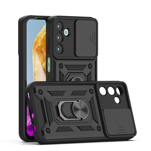 Funda para teléfono móvil resistente al desgaste con lente Push-Pull dos en uno con soporte para Samsung <span class=keywords><strong>Galaxy</strong></span> M15 5G cubierta trasera dura - Product Image 1