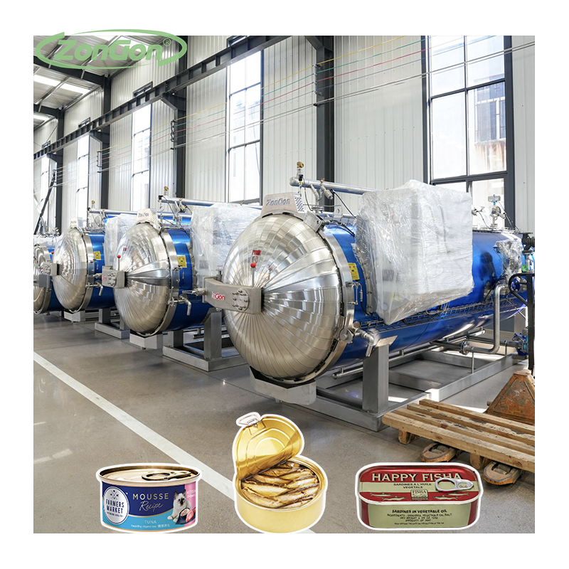 Tuna Fish Canning Sterilization Machine Steam