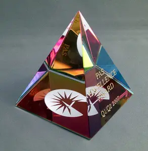 Acheter Pyramide de cristal en verre optique, prisme arc-en-ciel