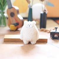 Mignon gros animal enfants cadeau peluche ours poupées porte-clés cartable sac à dos pendentif