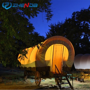 Chariot de Noël extérieur pour 5-6 personnes avec toit, chariot de chevaux romantique pour mariage, tente de visite touristique, chariot de chevaux - Product Image 3