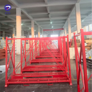 Cassa di metallo in acciaio per motocicletta resistente e pieghevole impilabile resistente - Product Image 6