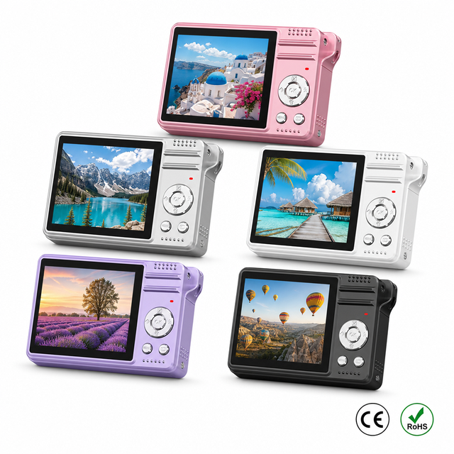 Factory OEM 2.8 Inch 4K Photograph Videos 16X Digital Zoom SLR 1080P Digital Camera  HD Compact Student Vlogging Camcorder
