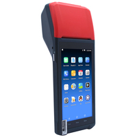 Terminal de point de vente NEWPAS Q3, appareil sans fil Android 8.1 avec imprimante Bluetooth 58 mm pour l'impression de tickets de stationnement, PDA mobile