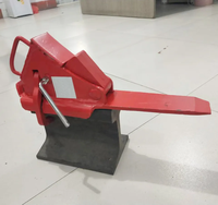 Stopper rel sepatu rem roda Bawah Kereta Api