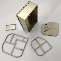 OEM ที่กำหนดเองความแม่นยำสูงโลหะเจาะผู้ผลิตชิ้นส่วนขนาดเล็ก Emi Rf โล่แผงวงจรป้องกันกรณีโลหะขนาดใหญ่