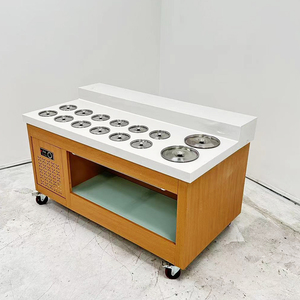 Malatang Tủ đông thẳng đứng Máy làm lạnh Tủ lạnh cửa kính tủ lạnh trái cây và rau tủ lạnh cho Nhà hàng Lẩu - Product Image 6