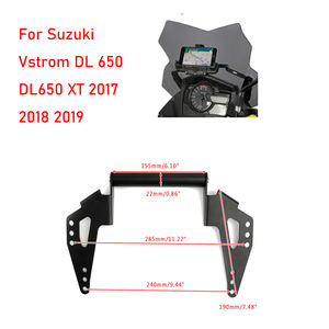 ตัวยึดโทรศัพท์สำหรับรถจักรยานยนต์ระบบนำทาง,อุปกรณ์เสริมสำหรับ Suzuki Vstrom DL 650 <span class=keywords><strong>DL650</strong></span> <span class=keywords><strong>XT</strong></span> 2017 2018 2019 - Product Image 2