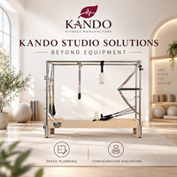 Machine de Pilates 3 en 1 pour l'entraînement en studio, équipement multifonctionnel, marque privée OEM et projets de studio personnalisés