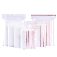 Herbruikbare LDPE zakjes voor voedselvershouding, waterdicht en vochtbestendig, met ziplock sluiting, houden ingrediënten vers.