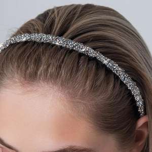 حجر الراين المخملية حزام الأسنان عقال عالية الجودة عدم الانزلاق غسل الوجه طوق الشعر - Product Image 2