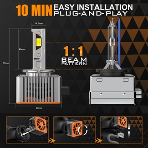 Super Bright D Series D1S D2S D3S D4S D5S D8S 55W LED Car Light Bulb 6500K Canbus Auto LED Headlight CSP Chip HID Replacement - Product Image 5