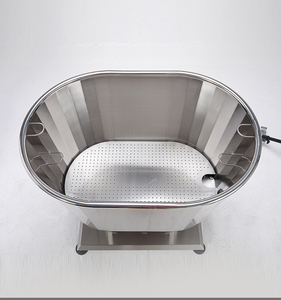 Bañera SPA Redonda de Acero Inoxidable de Gran Capacidad YM-988, Estación de <span class=keywords><strong>Baño</strong></span> y Ducha Medicada 2 en 1 <span class=keywords><strong>para</strong></span> Perros y <span class=keywords><strong>Gatos</strong></span>, en Stock - Product Image 6