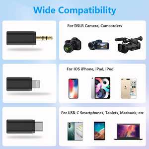 2025 nuovo BOYALINK 2.4GHz Mini senza fili Lavalier microfoni 3 in 1 senza fili risvolto microfono per Smartphone <span class=keywords><strong>Ipad</strong></span> DSLRs Camorders - Product Image 3