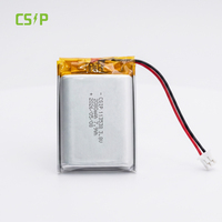Batería de Litio LiPo de 3.8V y 2080mAh, Celda de Polímero de Litio 113538LP, Alta Tensión, Capacidad Personalizada