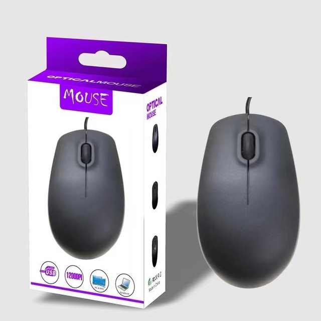 Factory Wholesale Wired Mouse, Desktop Laptop Accessories USB Wired Mouse
