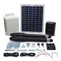 Système d'automatisation de portail, alimenté par énergie solaire, batterie, moteur électrique automatique, Wifi, ouvre-portail battant DC SW300DC