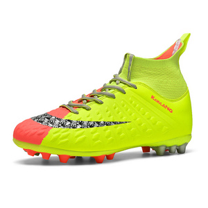High Cut Custom Brand Logo AG <span class=keywords><strong>TF</strong></span> Outside Turf Indoor Football Boots uomo <span class=keywords><strong>scarpe</strong></span> da calcio Sneakers - Product Image 3