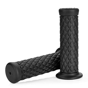 Empuñadura de Goma Universal Negra de 7/8'' para Motocicleta y ATV, Estilo Café Racer - Product Image 3