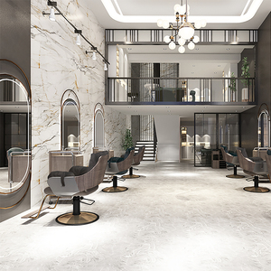 Confortevole salone di parrucchiere sedie styling dei capelli set salone di mobili - Product Image 2