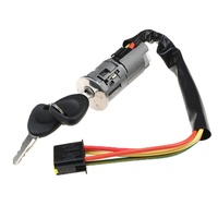 77022-96589 ZHIPEAK Clés de cylindre de barillet de serrure d'allumage pour Renault Megane Scenic Clio