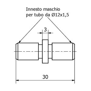 Sku Junta de tubería de acero al carbono de presión de 1,5 Ø 12x304 INOX AISI Acabado satinado para aplicaciones de aceite - Product Image 2