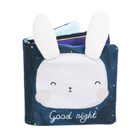 Mes premiers jouets, livres personnalisés pour enfants, jouet éducatif pour bébé, livre en tissu doux en forme de lapin pour bébé