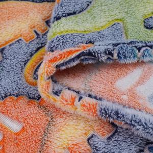 Couvertures en molleton en peluche moelleux en flanelle avec couleur néon dans la couverture à motif personnalisé pour les enfants - Product Image 5