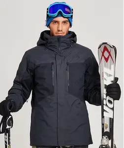 Giacca da sci impermeabile 3 in 1 abbigliamento uomo giacca da sci design gru all'ingrosso