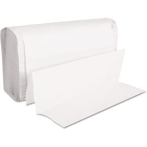 Toallas de Papel Desechables Multifold GEN 1509, 9 x 9 9/20, Blancas, 250 Toallas por Paquete, 16 Paquetes por Caja - Product Image 2