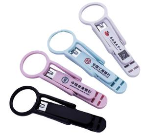 Custom Logo Eco-Friendly Aluminum Emery Boards Classic Design Portable Nail Care Tool for Family Reunions/Parties Keychain Gift