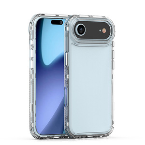 Funda combinada <span class=keywords><strong>4</strong></span> <span class=keywords><strong>en</strong></span> <span class=keywords><strong>1</strong></span> para iPhone 17 Air PC + acrílico + material de PC Combo a prueba de golpes fundas transparentes para teléfonos móviles - Product Image 2
