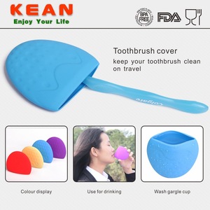 Taza de enjuague bucal de silicona, botella de agua portátil para exteriores de 150Ml para niños, ecológica, Color sólido, rojo, amarillo, azul, morado - Product Image 3