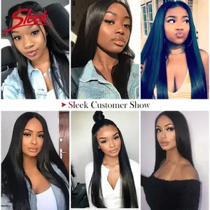 Rebecca Straight Hair Bundle Super Long Synthetic Weave Hair Extension Fake Yaki Straight Hair Weaving Bundle para as Mulheres Negras