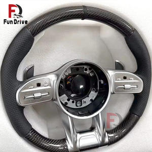 Volant en fibre de carbone <span class=keywords><strong>Mercedes</strong></span> OEM, adaptable pour GLC G63 W205 W213 W222 - Product Image 6