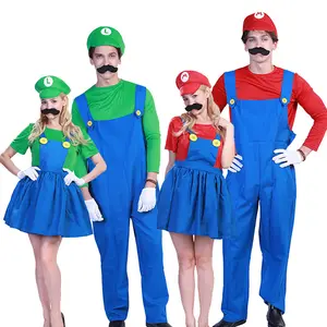 Süper Mario Workman süslü elbise kostüm kostümleri