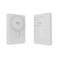 Banque d'alimentation sans fil magnétique Qi2.2 10000mAh 25W avec sortie rapide filaire PD45W pour iPhone Samsung, design fin et portable