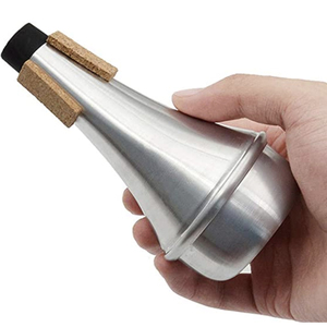 Silencio de trompeta de función silenciosa de práctica de aluminio de Color plateado de alta calidad - Product Image 5