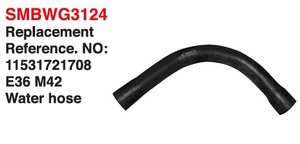 État neuf professionnel pour tuyau de refroidissement par eau de radiateur BMW 11531721708 SMBWG3124 systèmes de refroidissement garantis de qualité - Product Image 3